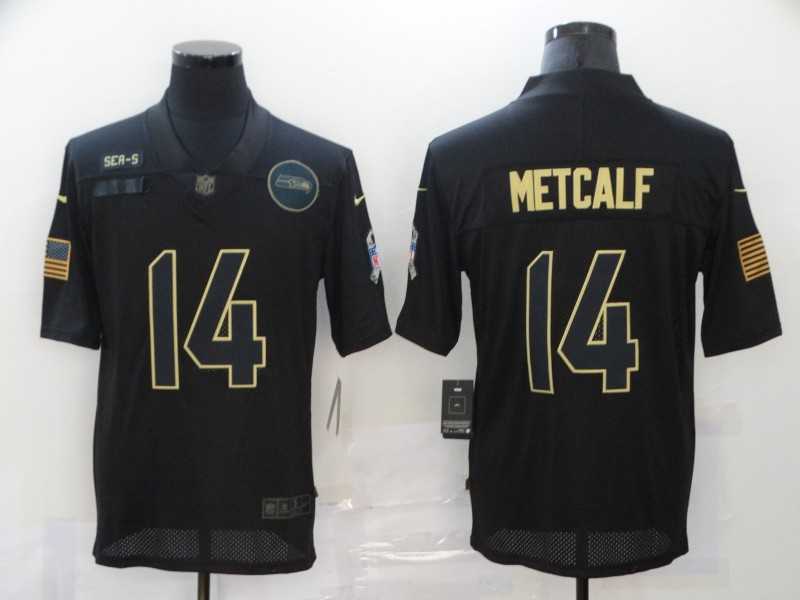 Nike Seahawks 14 DK Metcalf Black 2020 Salute To Service Limited Jersey,We sell and wholesale Nike Seahawks 14 DK Metcalf Black 2020 Salute To Service Limited Jersey on line form chian!